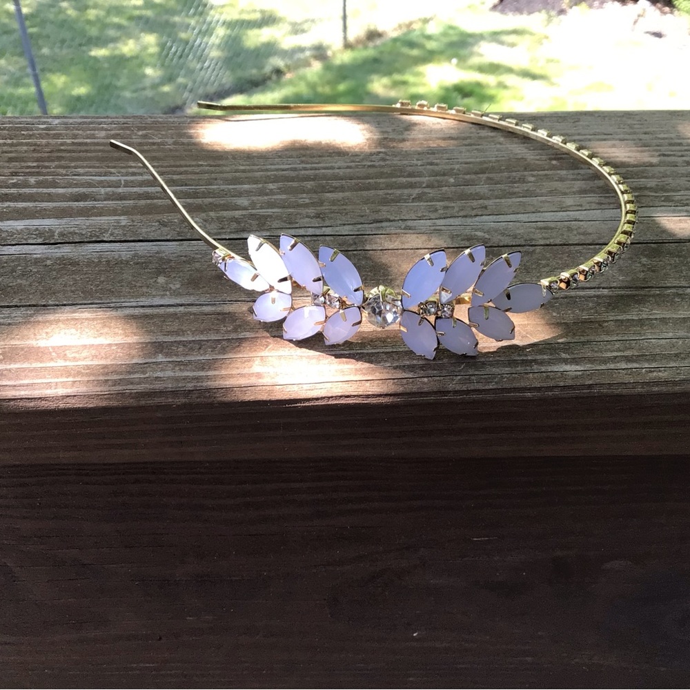Rhinestones, Gold Stones Headband, New.